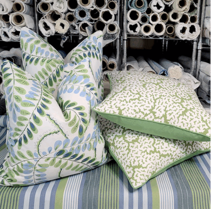 CHARLESTON COLLECTION MALDIVES PILLOW / GREEN - Image 2